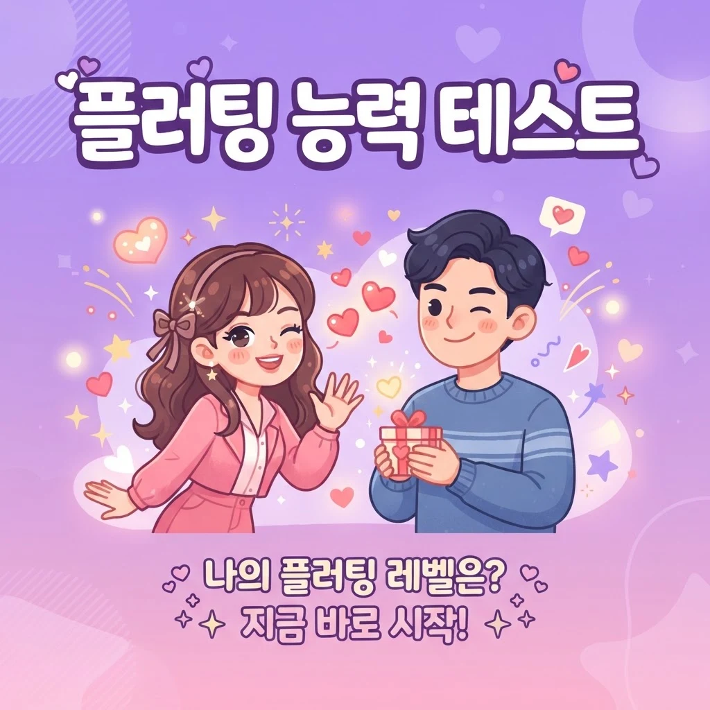 플러팅 능력 테스트